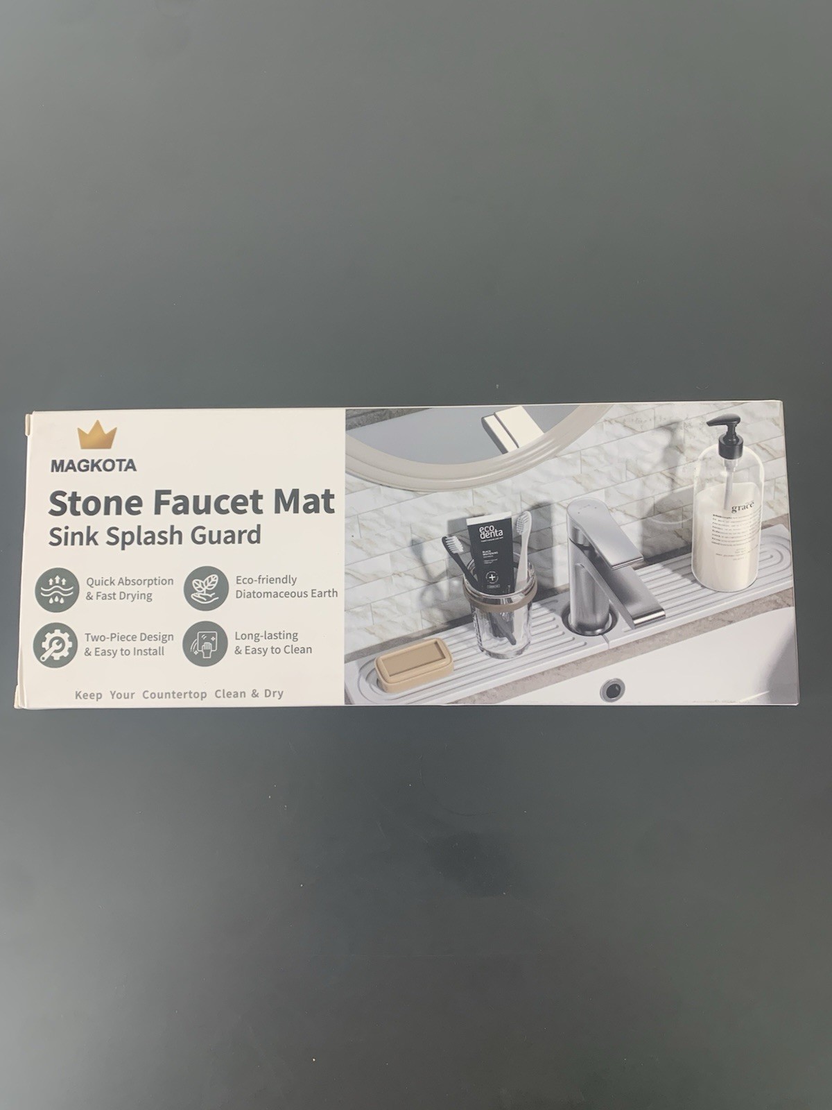 Stone Faucet Mat