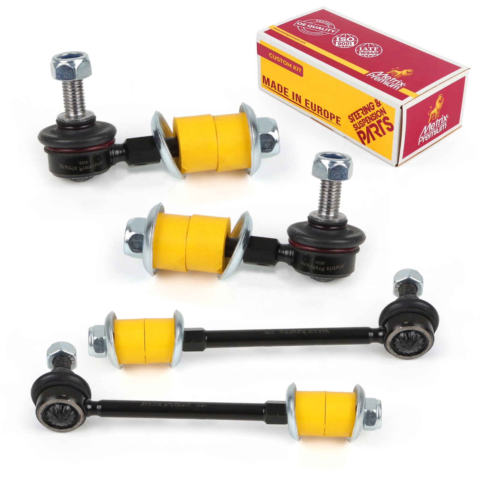 Front & Rear Sway Bar Stabilizer Link Kit for 1991-1993 Nissan NX Sentra 4 PCS