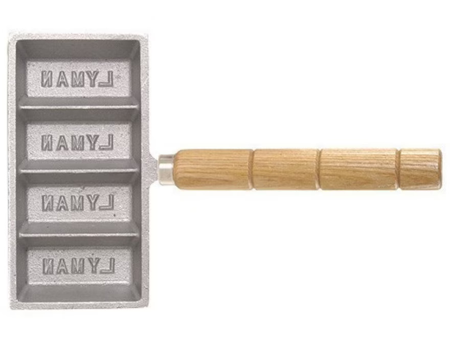 Lyman 4 Cavity Ingot Mold with Handle