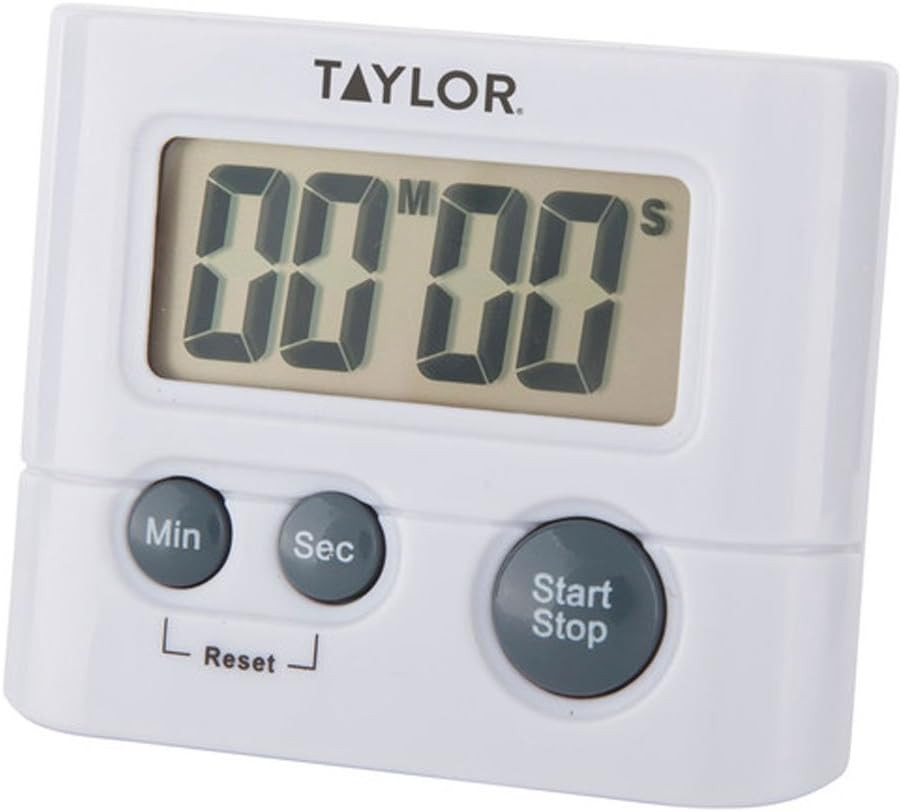 Temporizador digital Taylor con pantalla de 99 minutos y 59 segundos facil de us