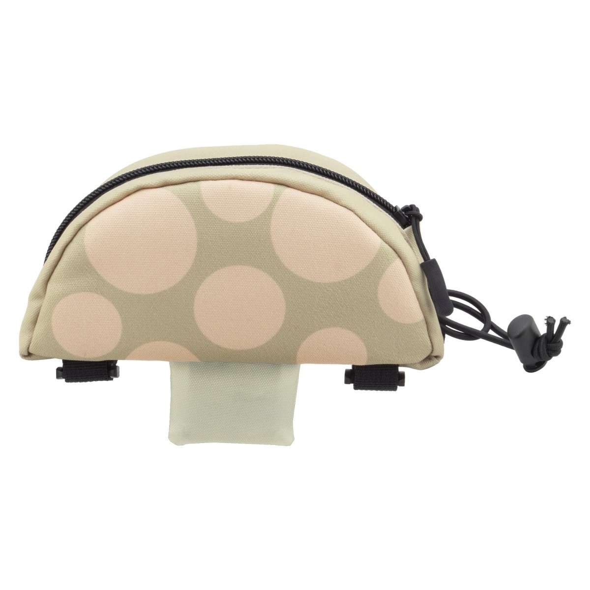 Mushroom Frame Bag 8x5in PU-Coated Polyester Hook and Loop Straps | Fun Cyclist