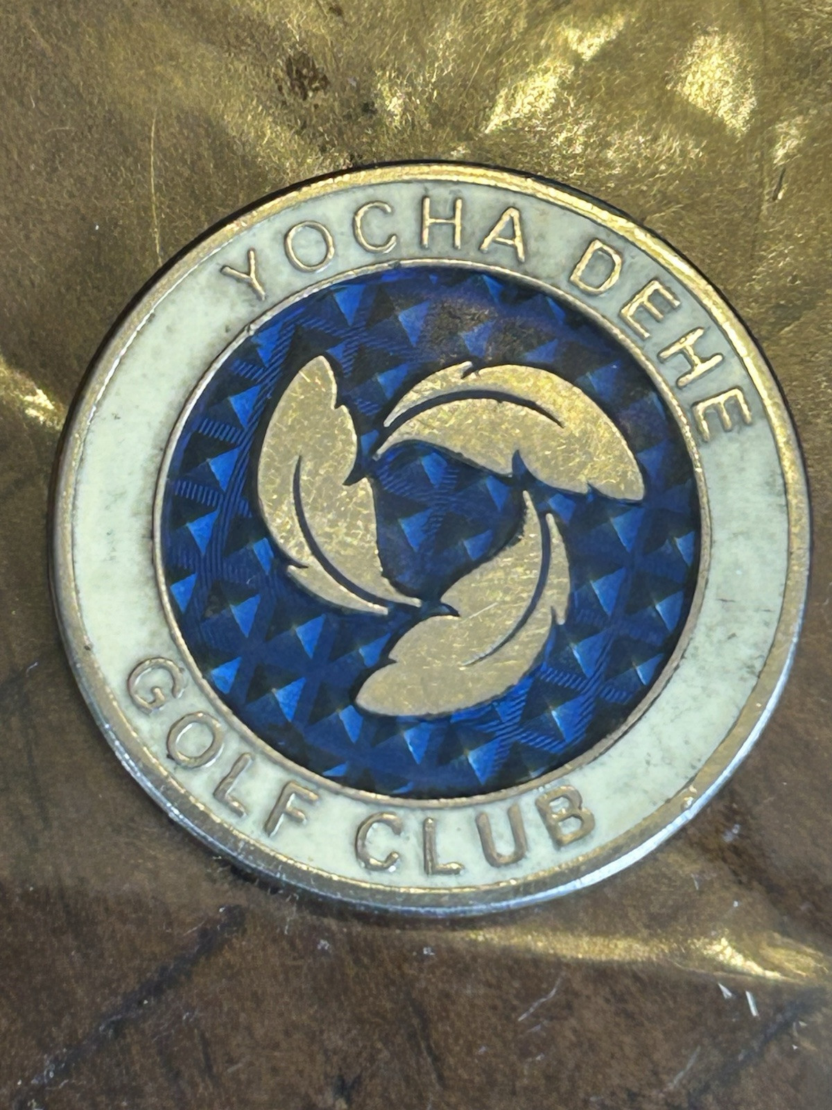 Rare Yocha Dehe Golf Club Coin Style Jewel Marker, Collection Piece |