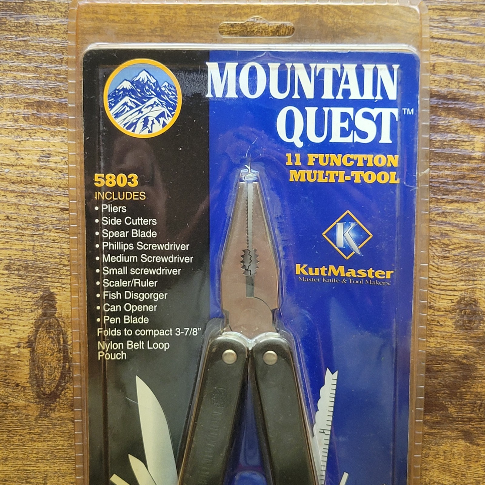 Kutmaster Mountain Quest 5803 11 Function Multi Tool W/Nylon Sheath