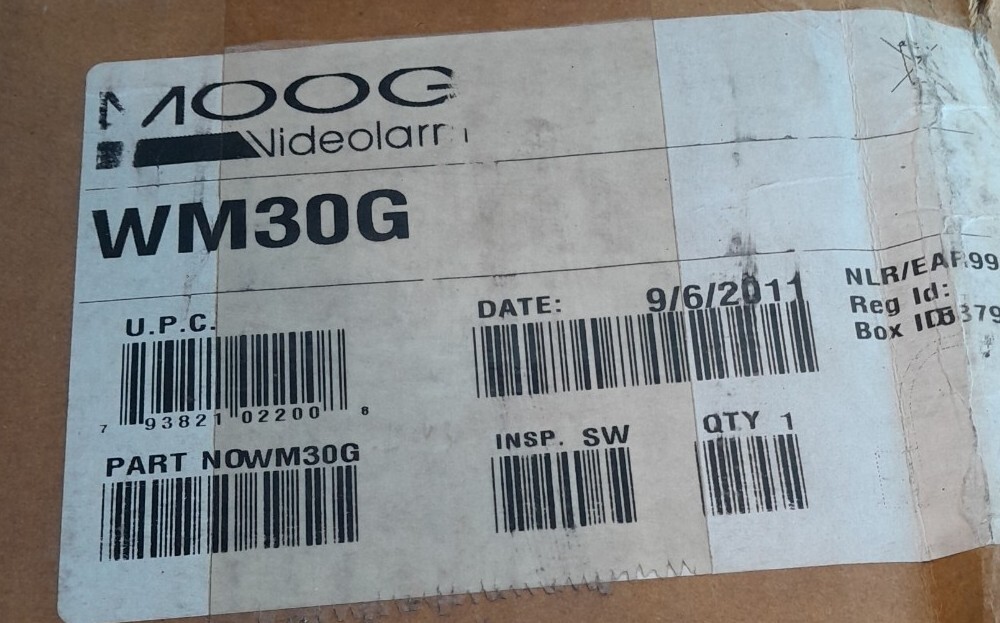 MOOG WM30G Parapet Mount Bracket