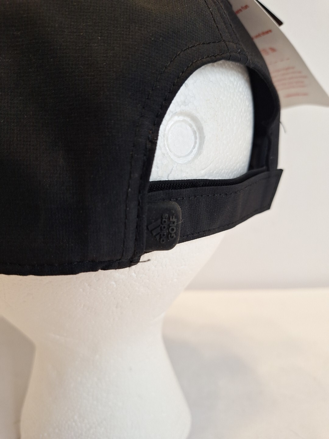 Adidas Golf Heroes Alliance Black Strapback Hat OSFM