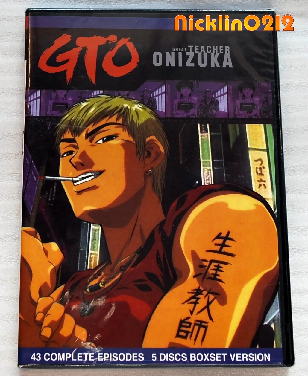 GTO Great Teacher Onizuka Complete TV Series Anime | Episodes 1-43 (DVD) English