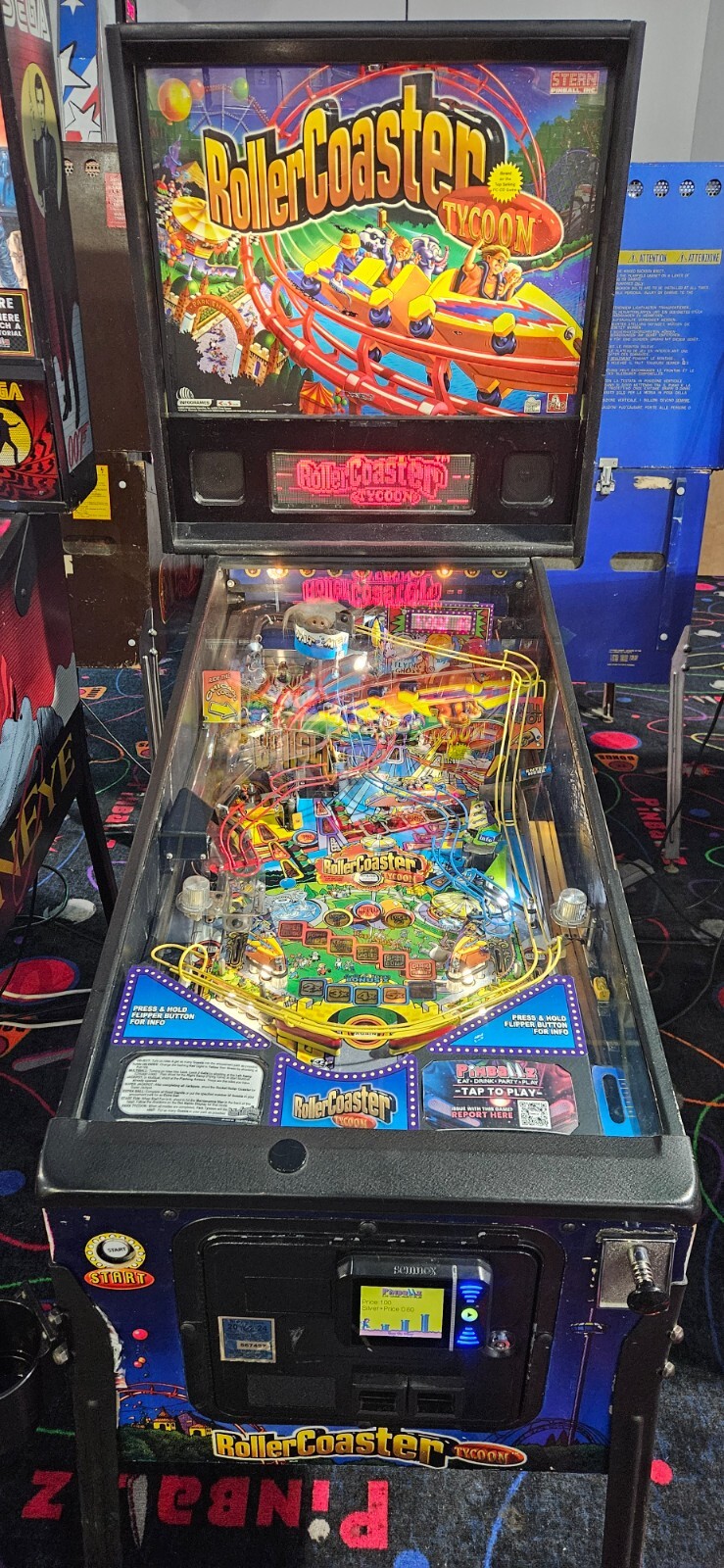 ROLLER COASTER TYCOON Pinball Machine - Stern 2002 - 2433