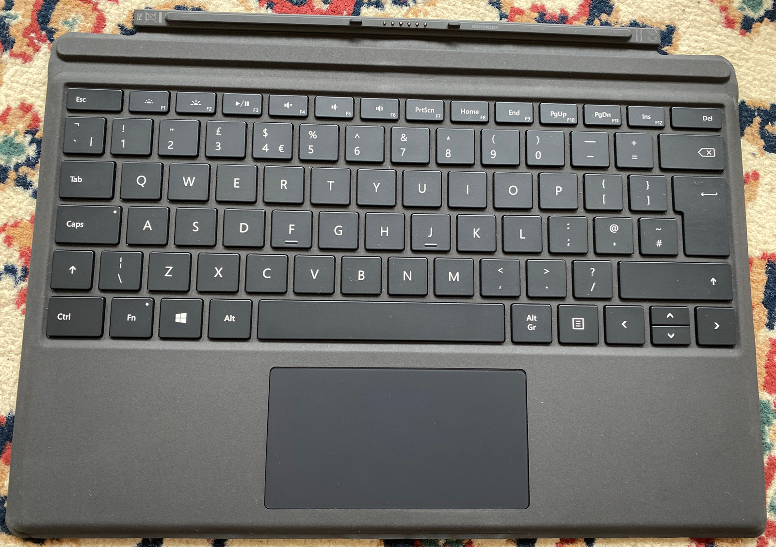 Microsoft 1725 Surface Pro 4 /5 / 6 / 7 Type Cover Keyboard British English