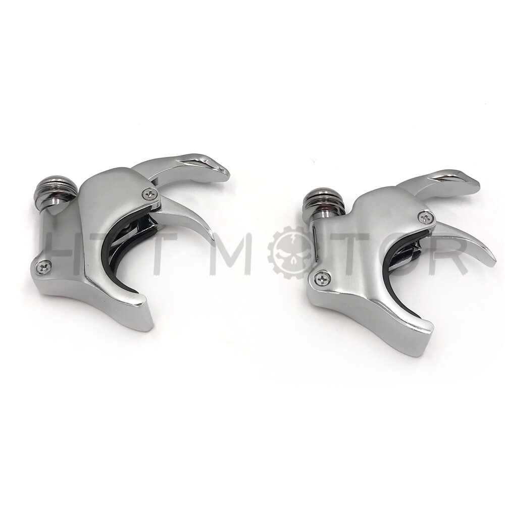 Chromed Windshield Clamps 49mm Zinc alloy For Harley VRSCA V Rod VRSCA VRSCB