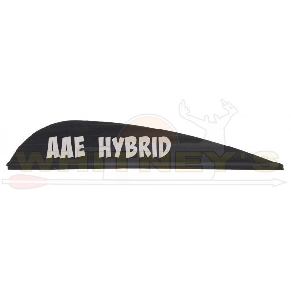 AAE Archery Hybrid 26 Vanes - Black - 50pk - HY26BK50