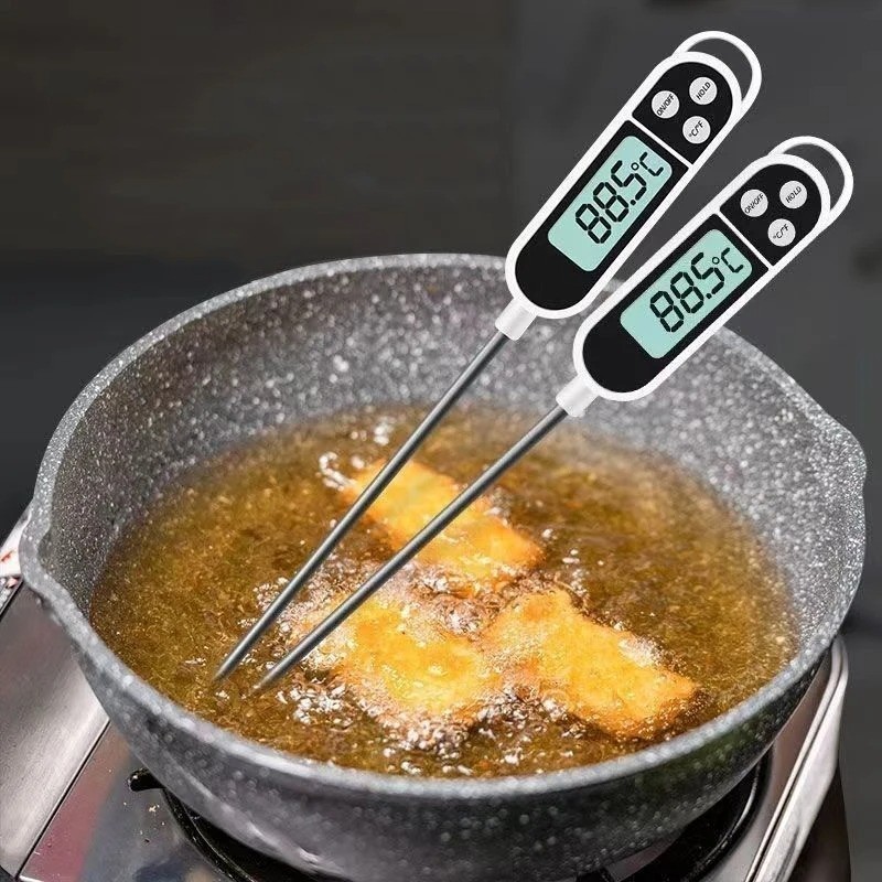 TP300 Digital Food Thermometer BBQ Meat Cooking Probe Kitchen Oil Water Tool