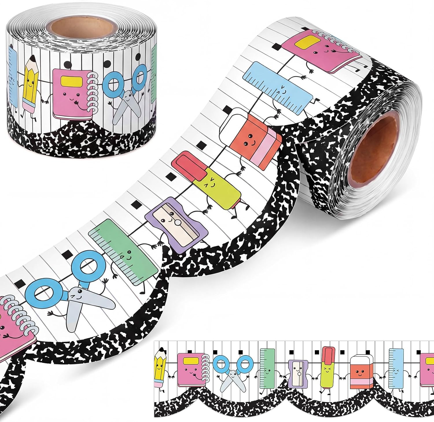 65Ft School Supplies Bulletin Board Border Cartoon Stationery Composition Classr