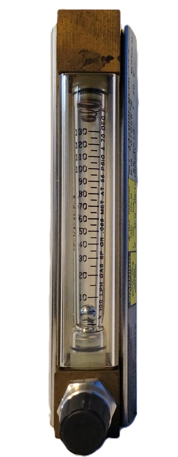 Fischer & Porter 10A6130 1/4" NPT 1380 KPA 200 PSIG 93 C 200 F Flow Meter