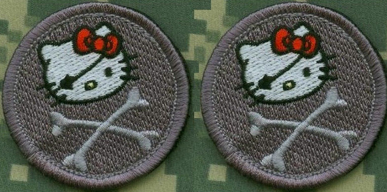 JSOC SFG DEVGRU NSWDG velkrö 2-TAB: US FLAG + HELLO KITTY Star War BOUNTY HUNTER