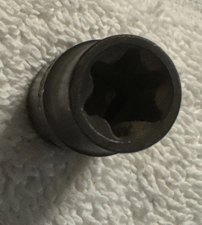 12 mm Pittsburgh 12 mm x 3/8" Impact Socket 6 Pt star tool, E12