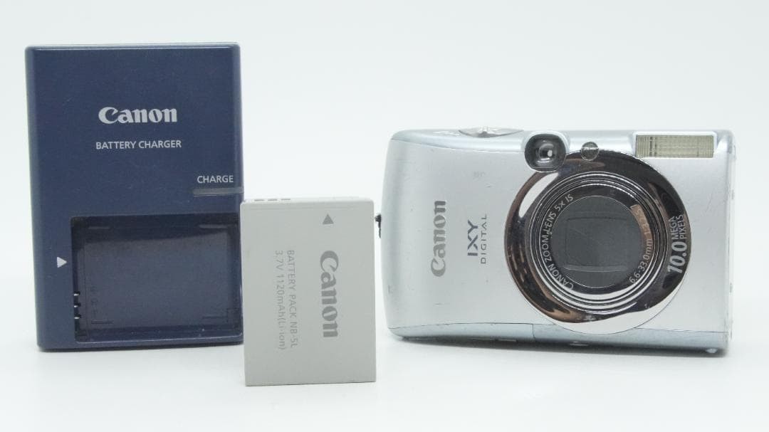 Canon IXY Digital 820 IS Silver Compact Digital Camera Tested Working Japan