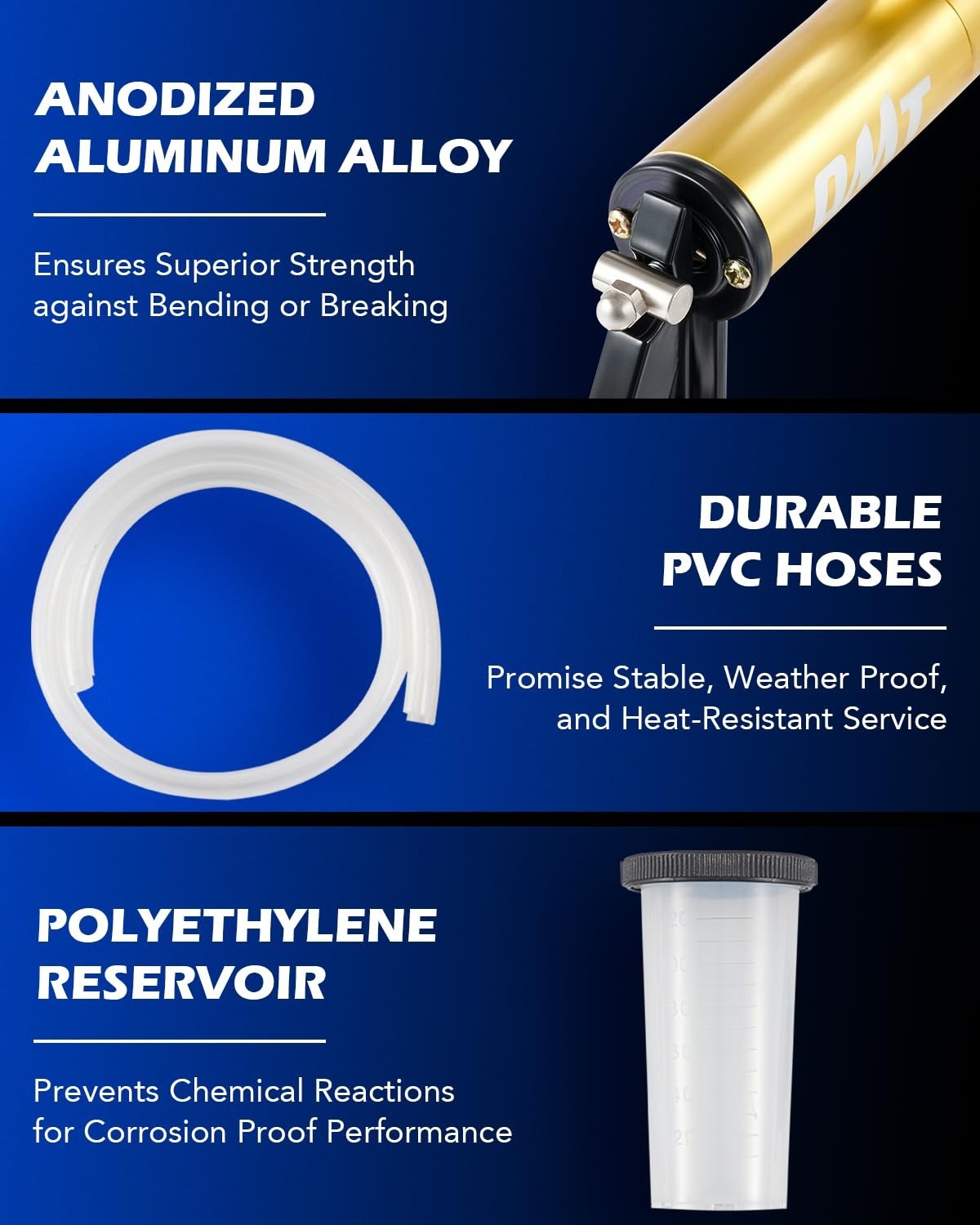 Brake Bleeder Kit with Hand Vacuum Pump & Adapters - Fluid Extraction Tool, Pres