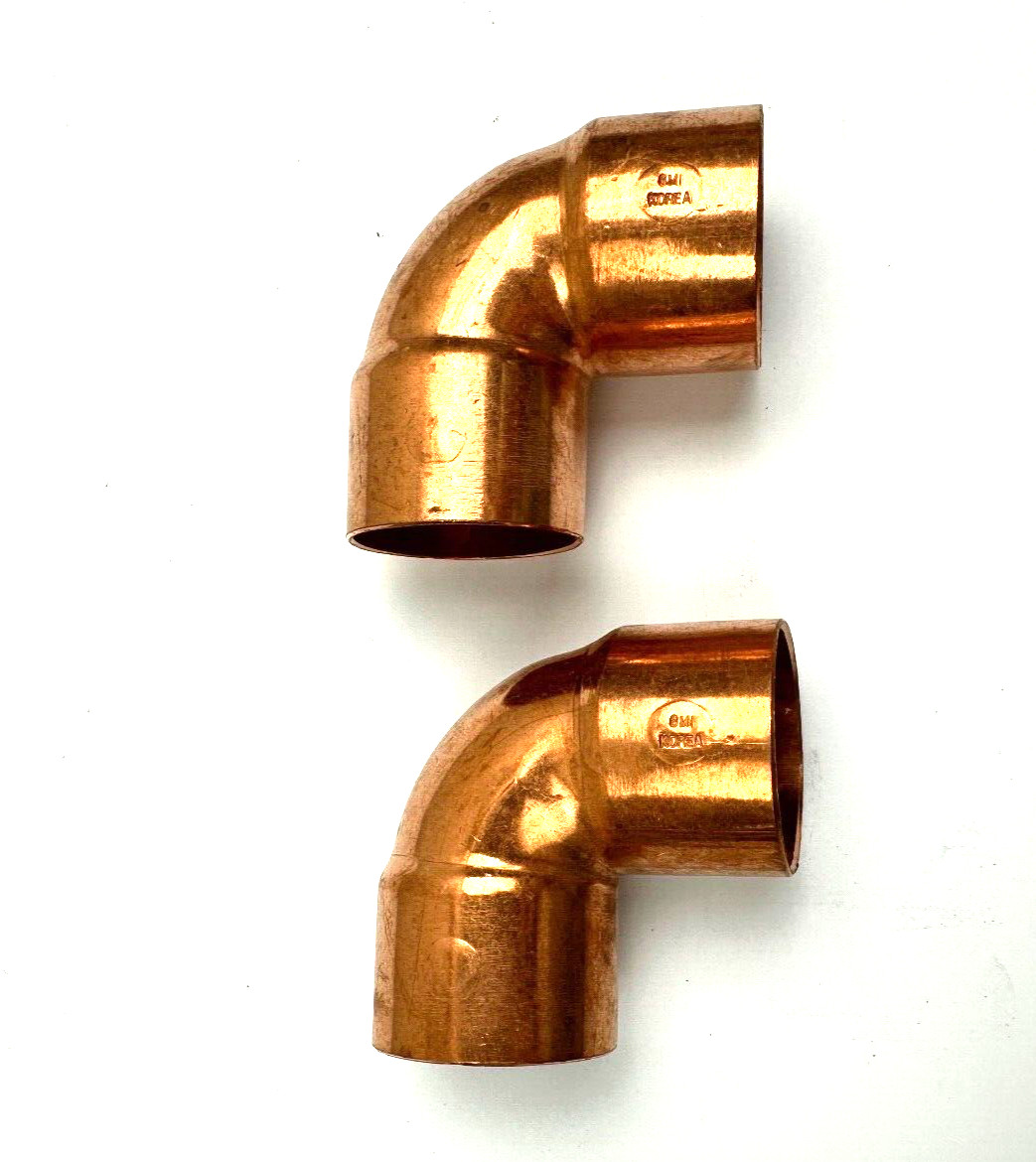EVERFLOW  CCLN0150 90 SHORT TURN ELBOW C X C 1-1/2"  sold as 2# 2 packs (4# 90's