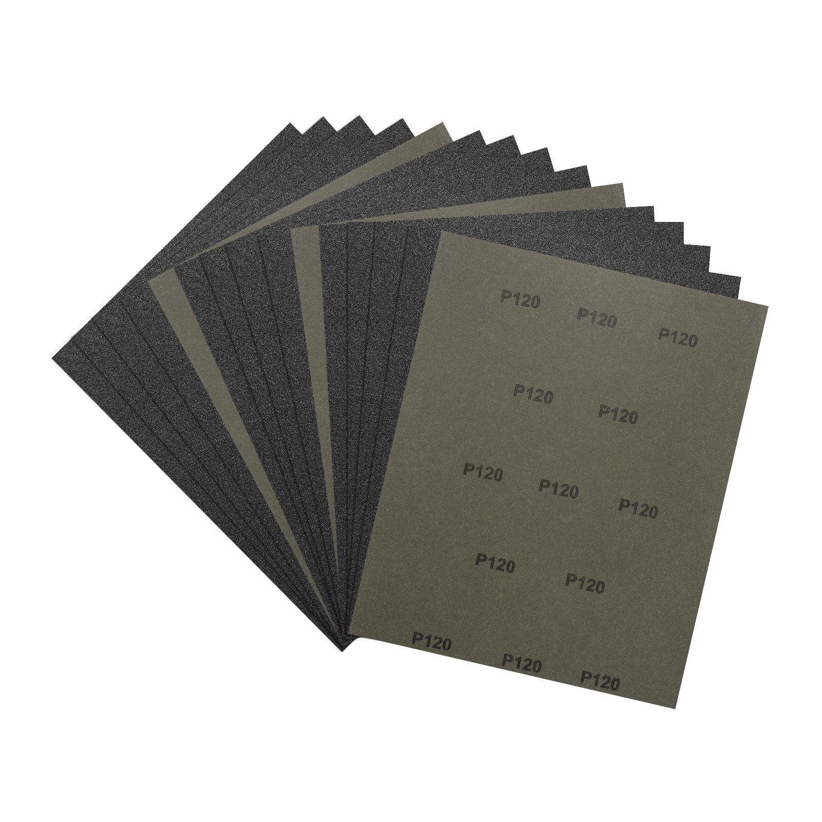 15pcs Sand Papers - [9 x 11 Inch x 120 Grits] Wet Dry Sandpaper Sheets