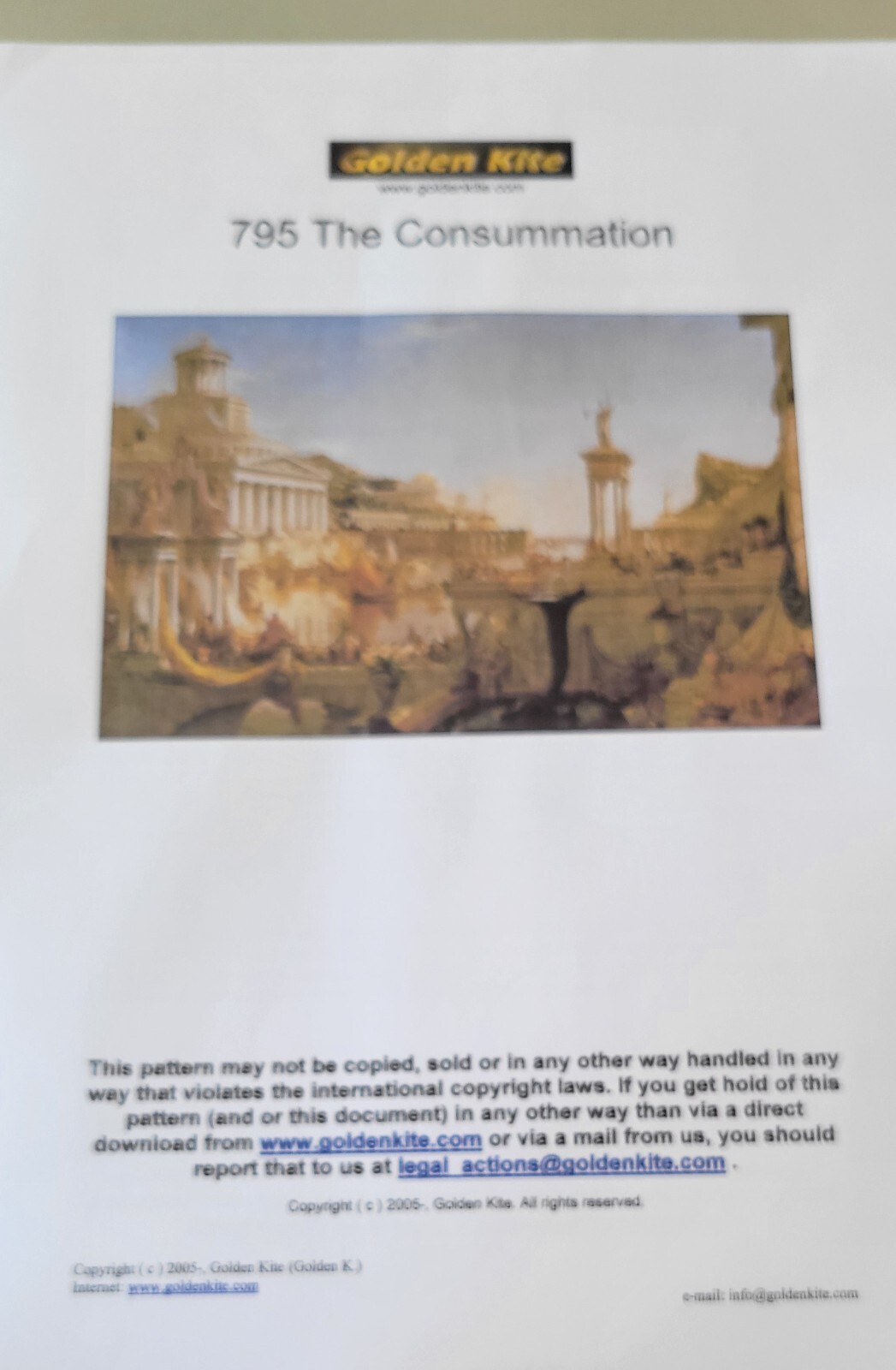 "The Consummation" - Cross Stitch Pattern