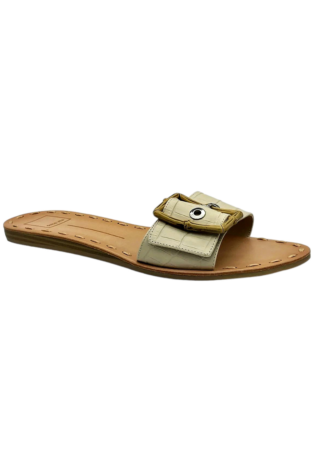 Dolce Vita Buckle Slide Sandals Dasa Eggshell