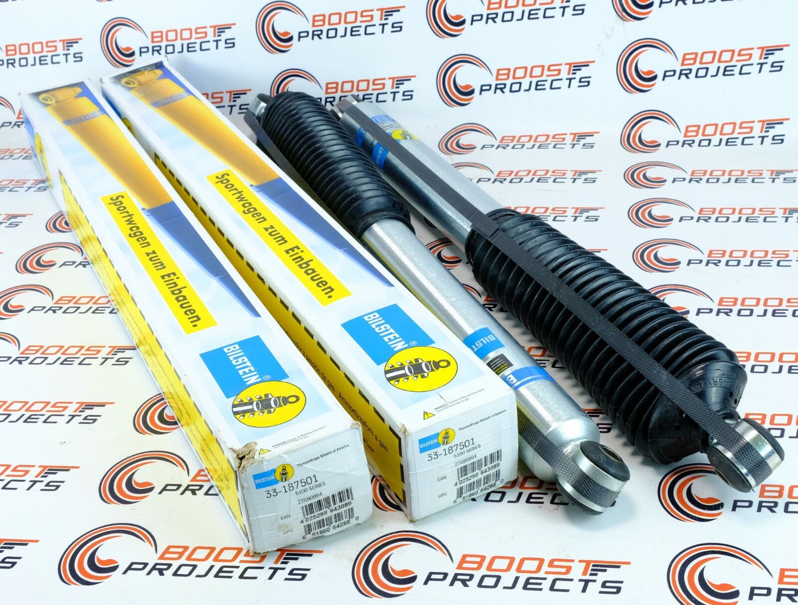 BILSTEIN PAIR for 09-13 Ford F150 5100 Series Shock Absorbers Rear 33-187501 x 2