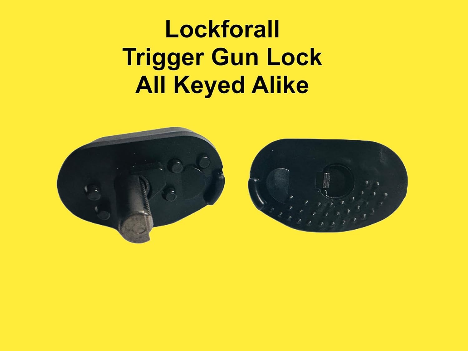 Gun Trigger Lock with Keys, Keyed Alike Universal Trigger Gun Locks Easy-Carry 1