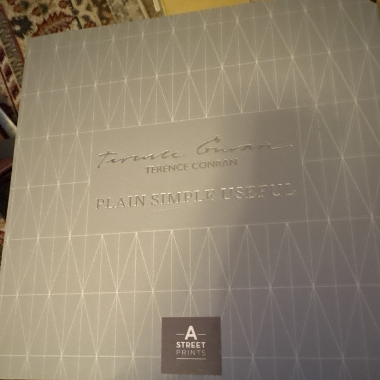 Terence Conran A Street Prints Geometric  Wallpaper sample book junk journals