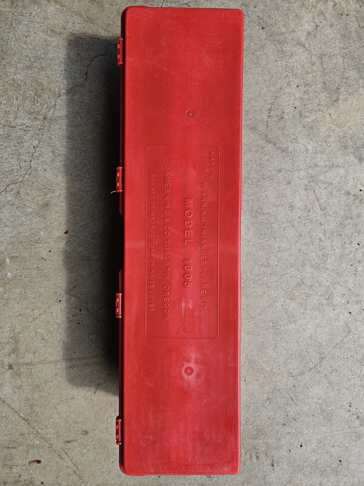 James King Roadside Emergency Safety Warning Triangles - (3) 1005