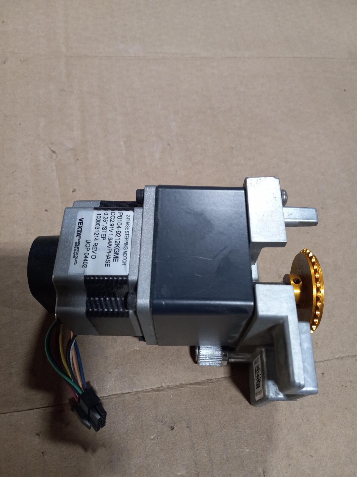 VEXTA P0104-9212KGME STEPPING MOTOR  1000031214 D W/FITTINGS