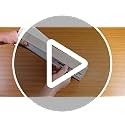 Gobrico Drawer Slides 20 inch 1 Pair，Soft Close Drawer Slides 3 Fold, Hardware C