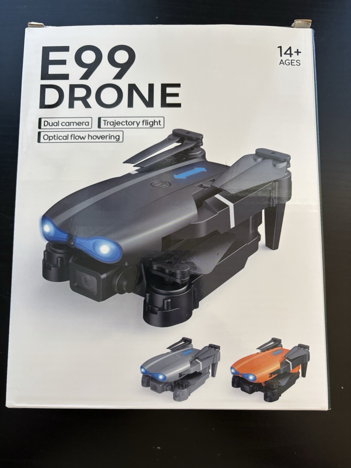 E99 Drone Dual Camera, Trajectory flight, Optical flow hovering NEW 14+ Age