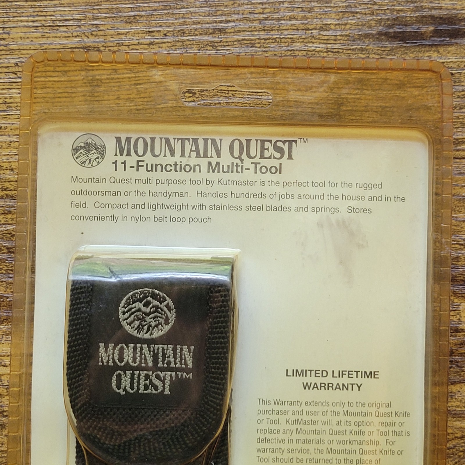 Kutmaster Mountain Quest 5803 11 Function Multi Tool W/Nylon Sheath