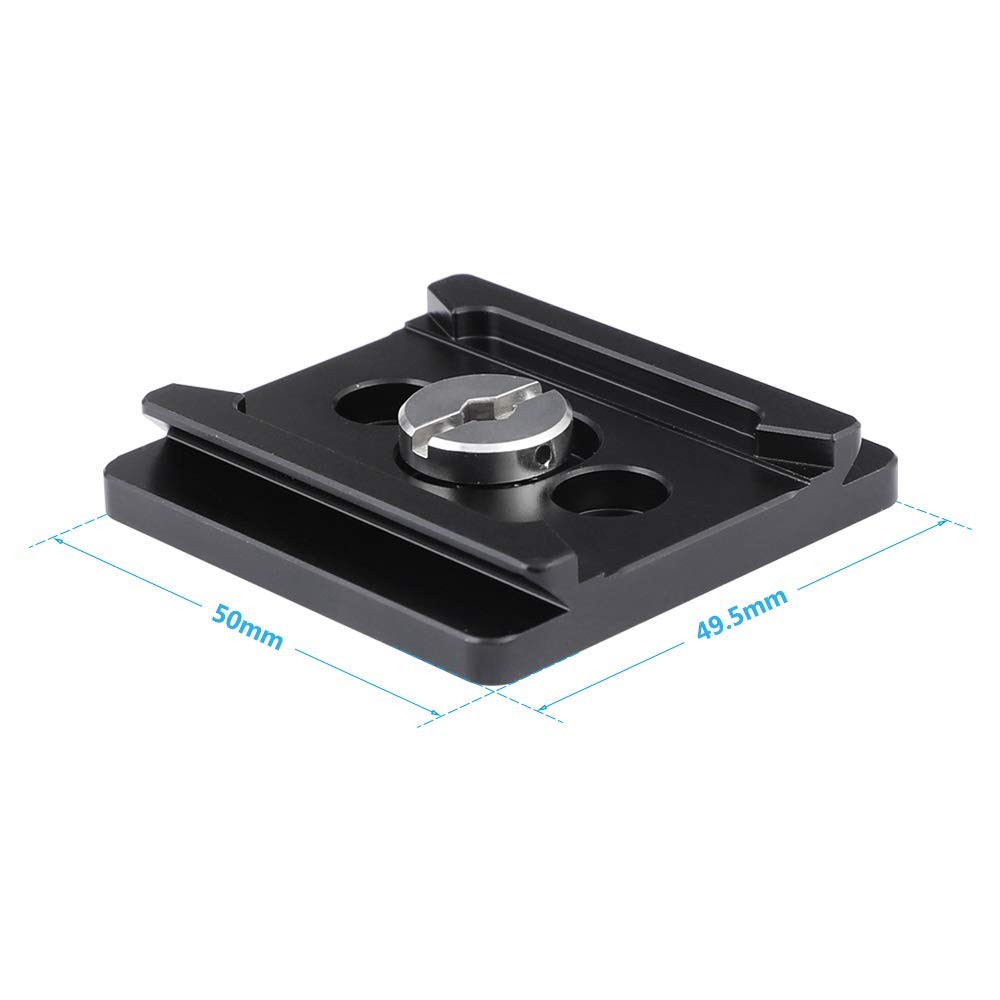 Sliding Mount Quick Release Plate DSLR Camera Cage Compatible ARCA Swiss
