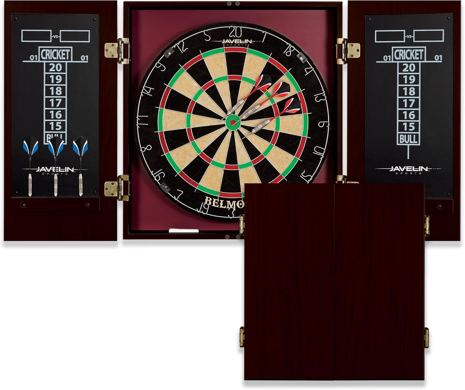EastPoint Sports Bristle Dartboard and Dart Cabinet Set - Easy to Assemble