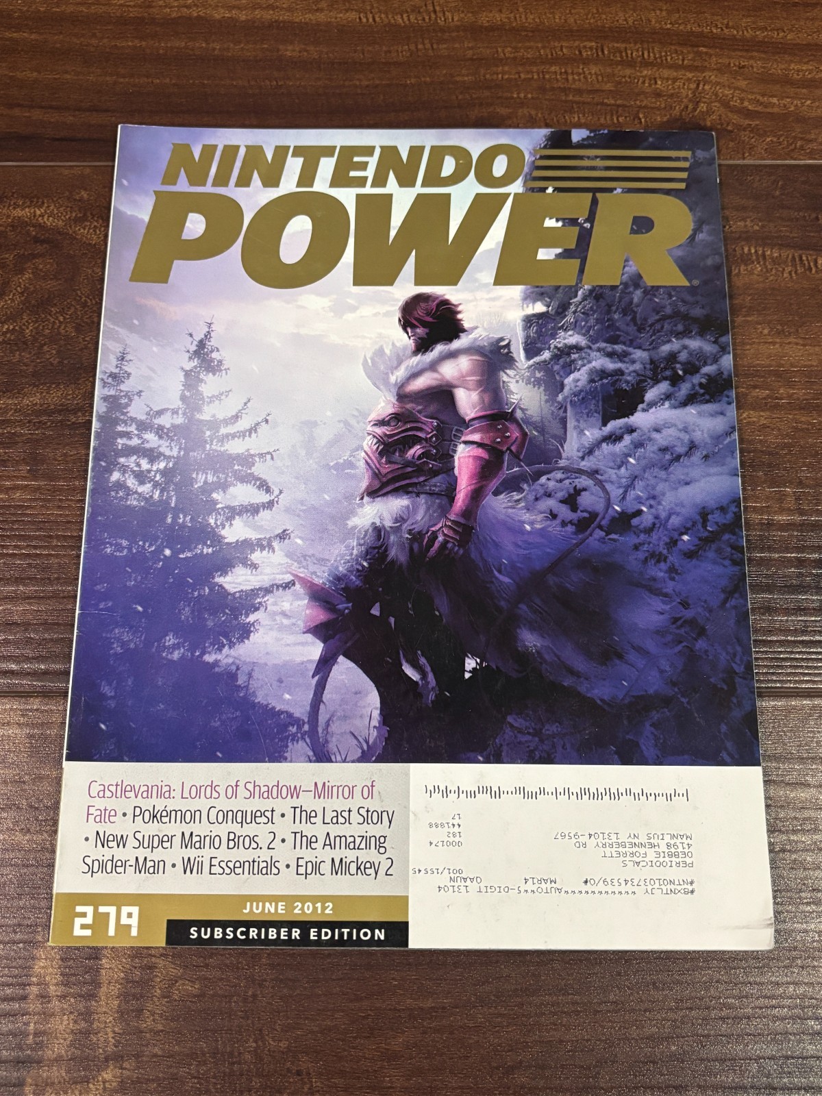 Nintendo Power Magazine Volume 279 June 2012 Castlevania Lords of Shadow