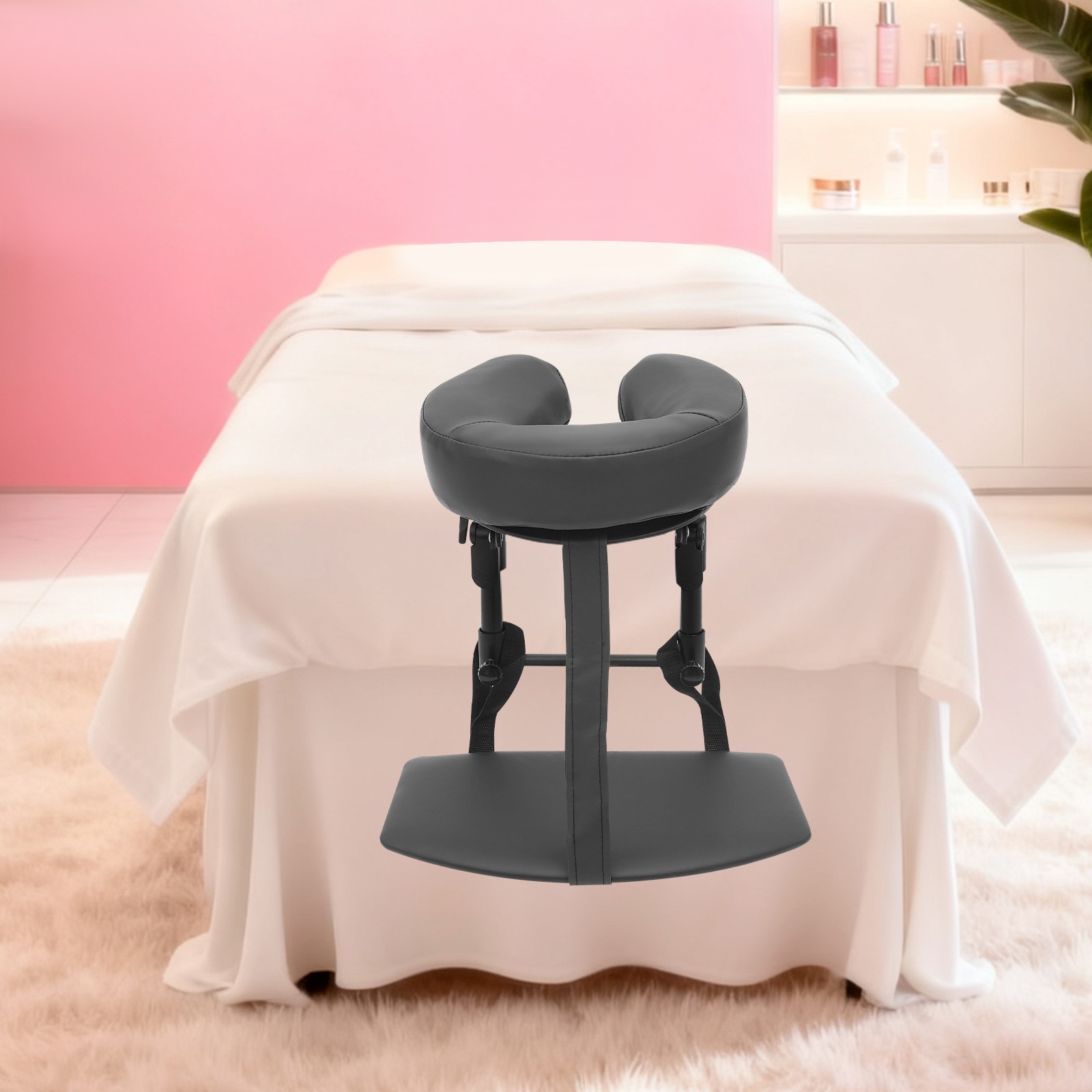 Adjustable Headrest Face Pillow Cradle & Support Bracket Face Pillow Salon Home