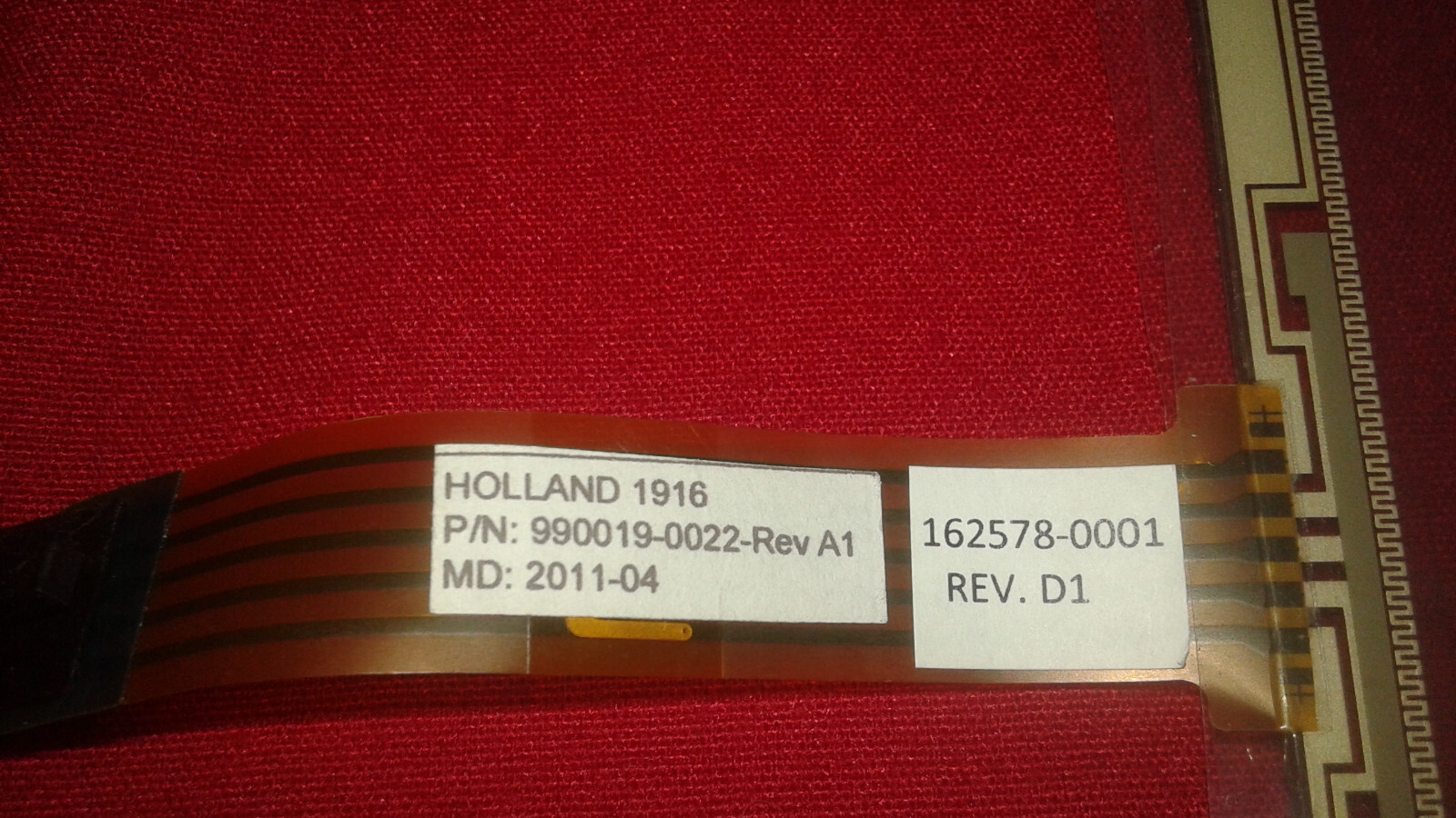 OPticalfilters touchscreen 162578-0001 REV.D1