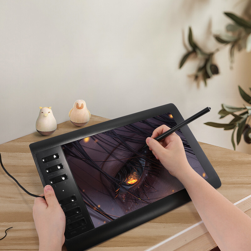Animation Digital Graphics Drawing Tablet 12 Hot Keys for Windows/Mac/Android