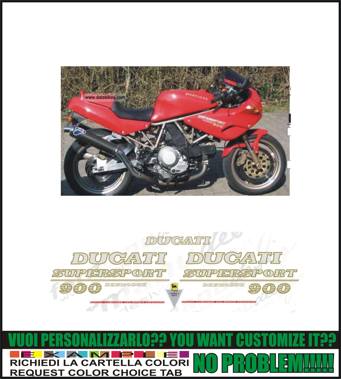 Adhesives SS 900 Supersport Naked Kit Compatible