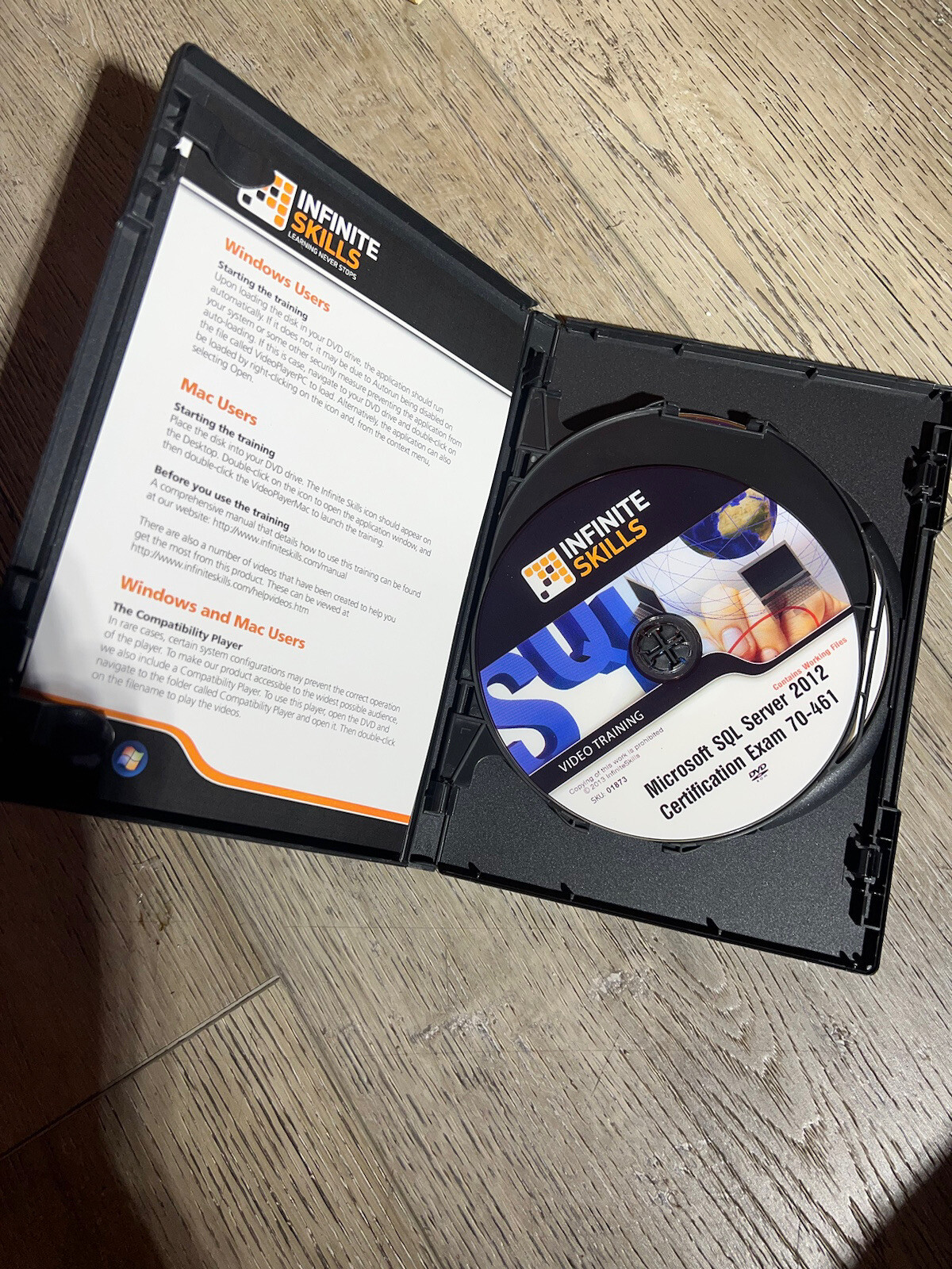 INFINITE SKILLS MCSA:SQL SERVER 2012 TRAINING BUNDLE VIDEO DVD