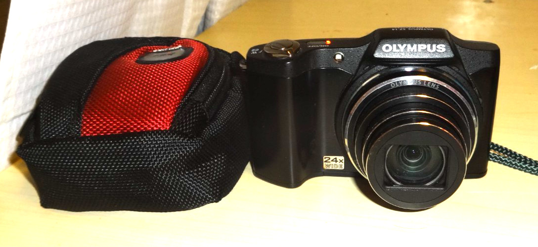 👌 Olympus SZ-14 Digital Camera Black in case with USB cable