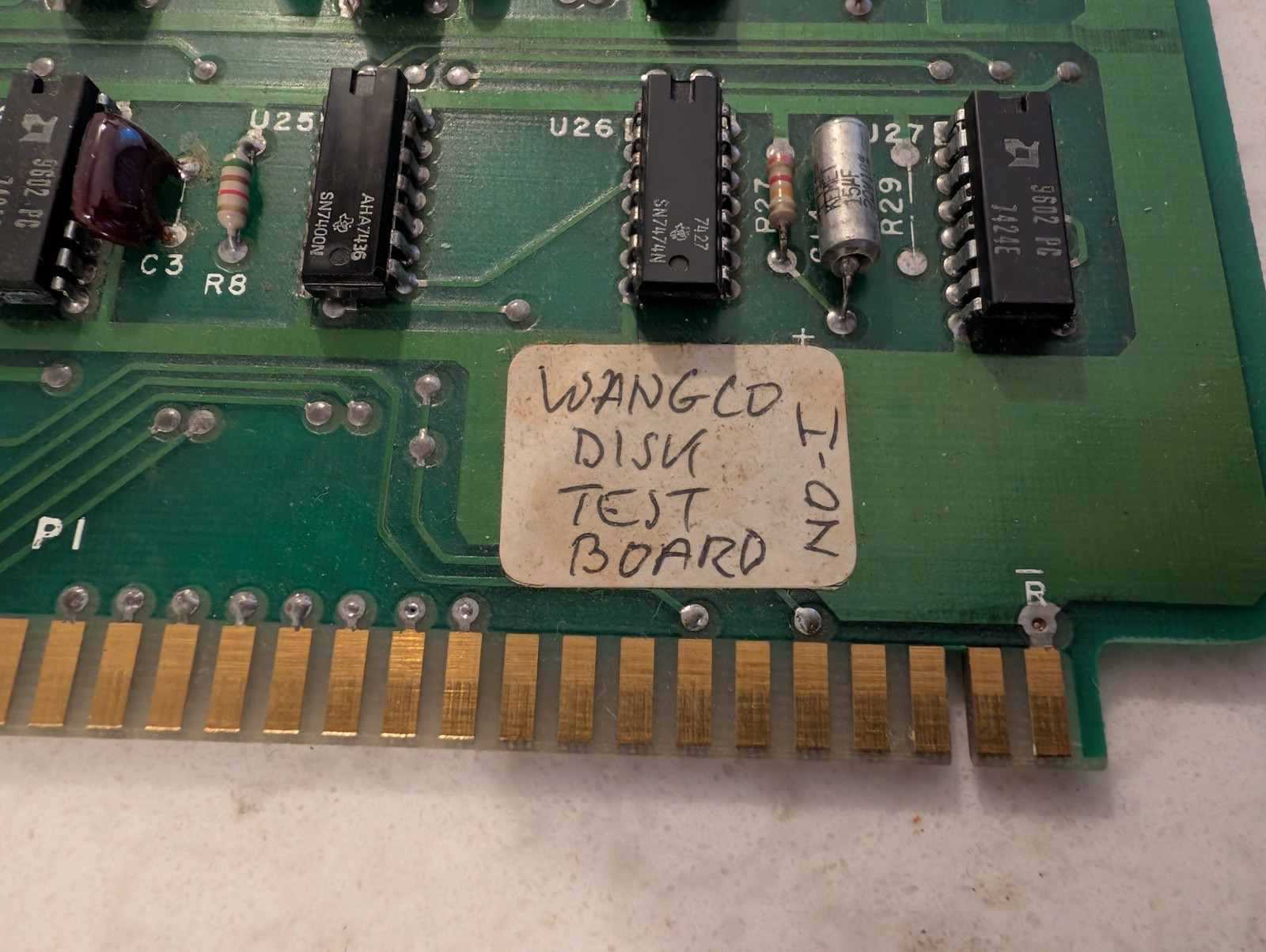 Vintage 1970s Wangco Disk Test Board