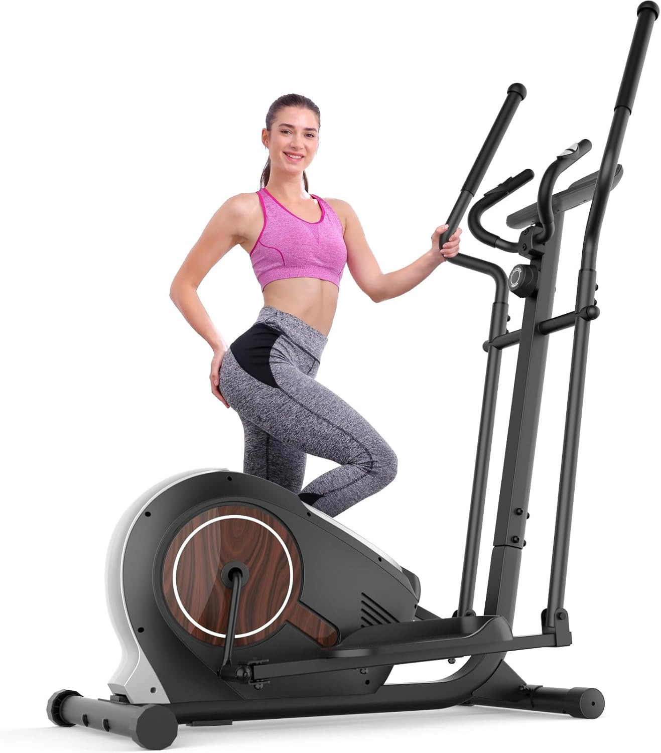 Heavy-Duty Elliptical Trainer for Home Gym - 500Lbs Capacity Exercise Machine