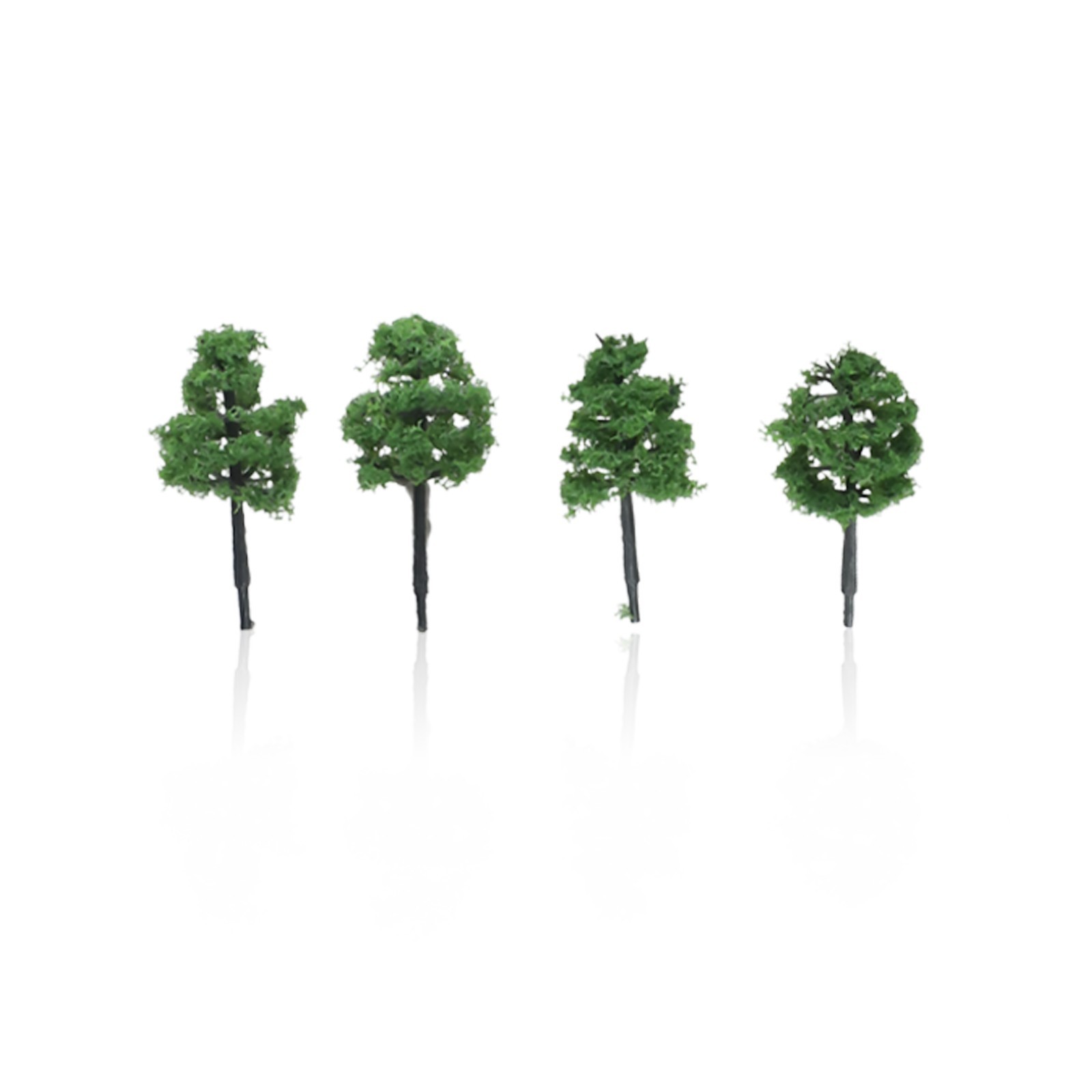40*/Set - Deep Green N Scale Model Trees For Building Scenery And Layout