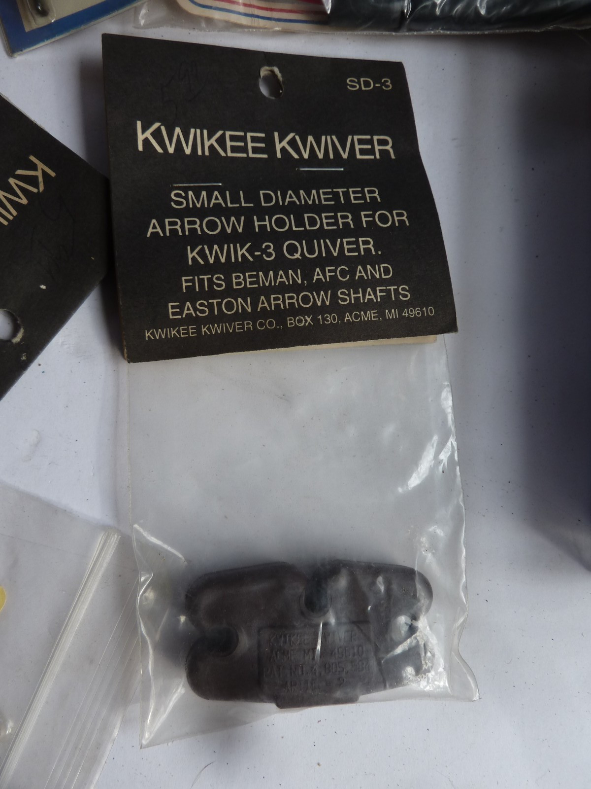 Kwikee Kwiver SD-3 Small Diameter Arrow Holder For Kwik-3 Quiver
