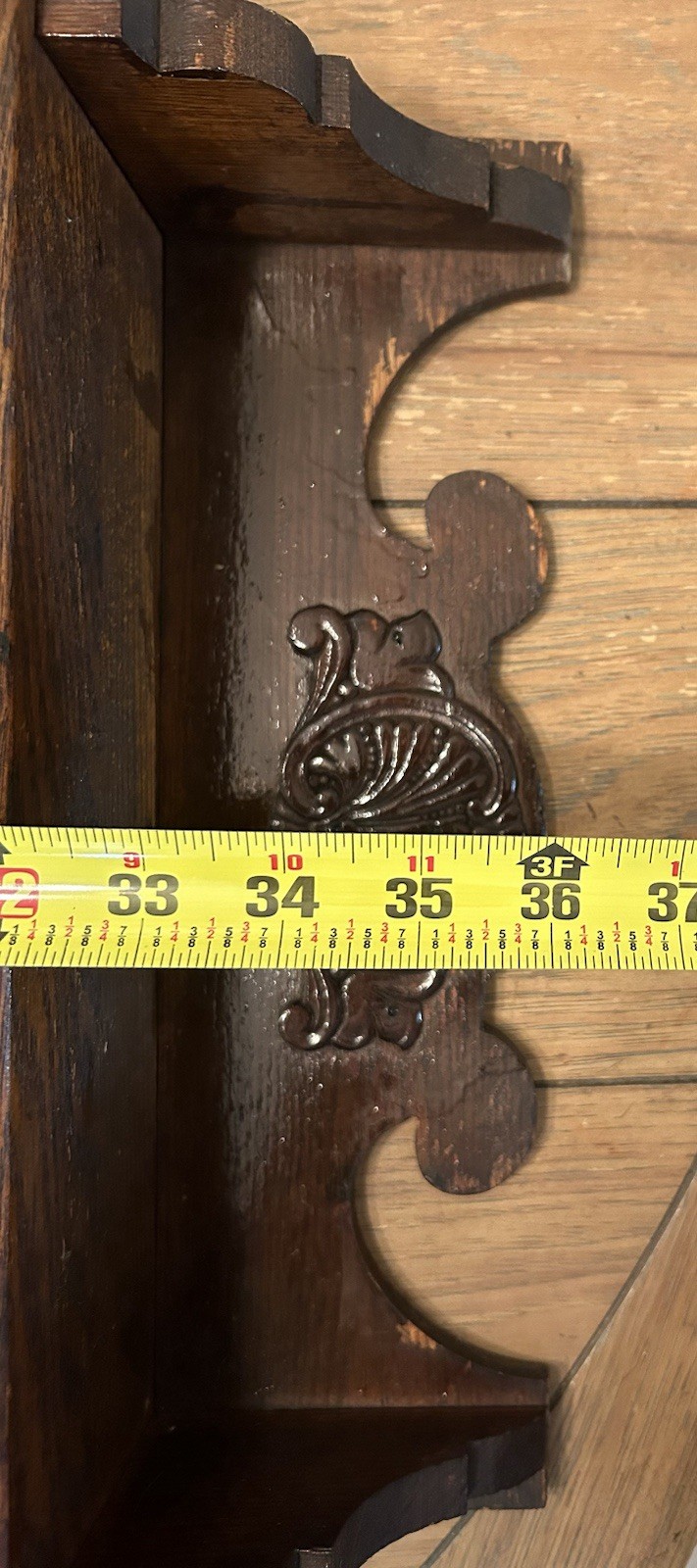 ANTIQUE LARGE INGRAHAM REGULATOR WALL CLOCK. UNTESTED.