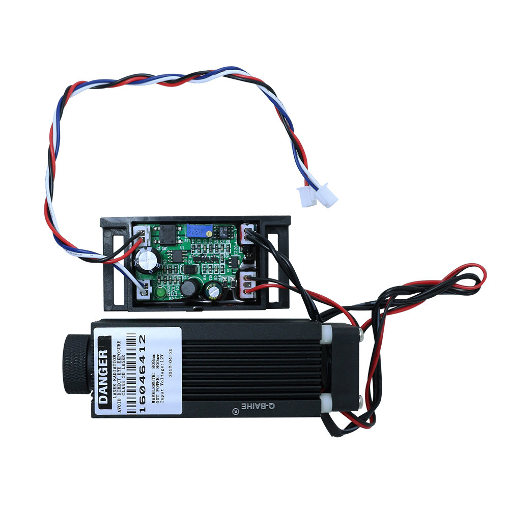 808nm 800mw 12V Dot Infrared Diode Laser Module Adjustable with Driver Out