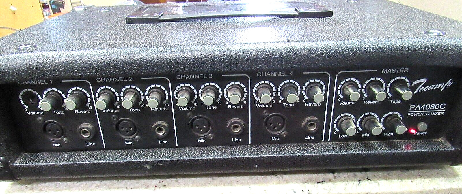 Tecamp PA4080C Powered Mixer Tolex TESTED WORKS