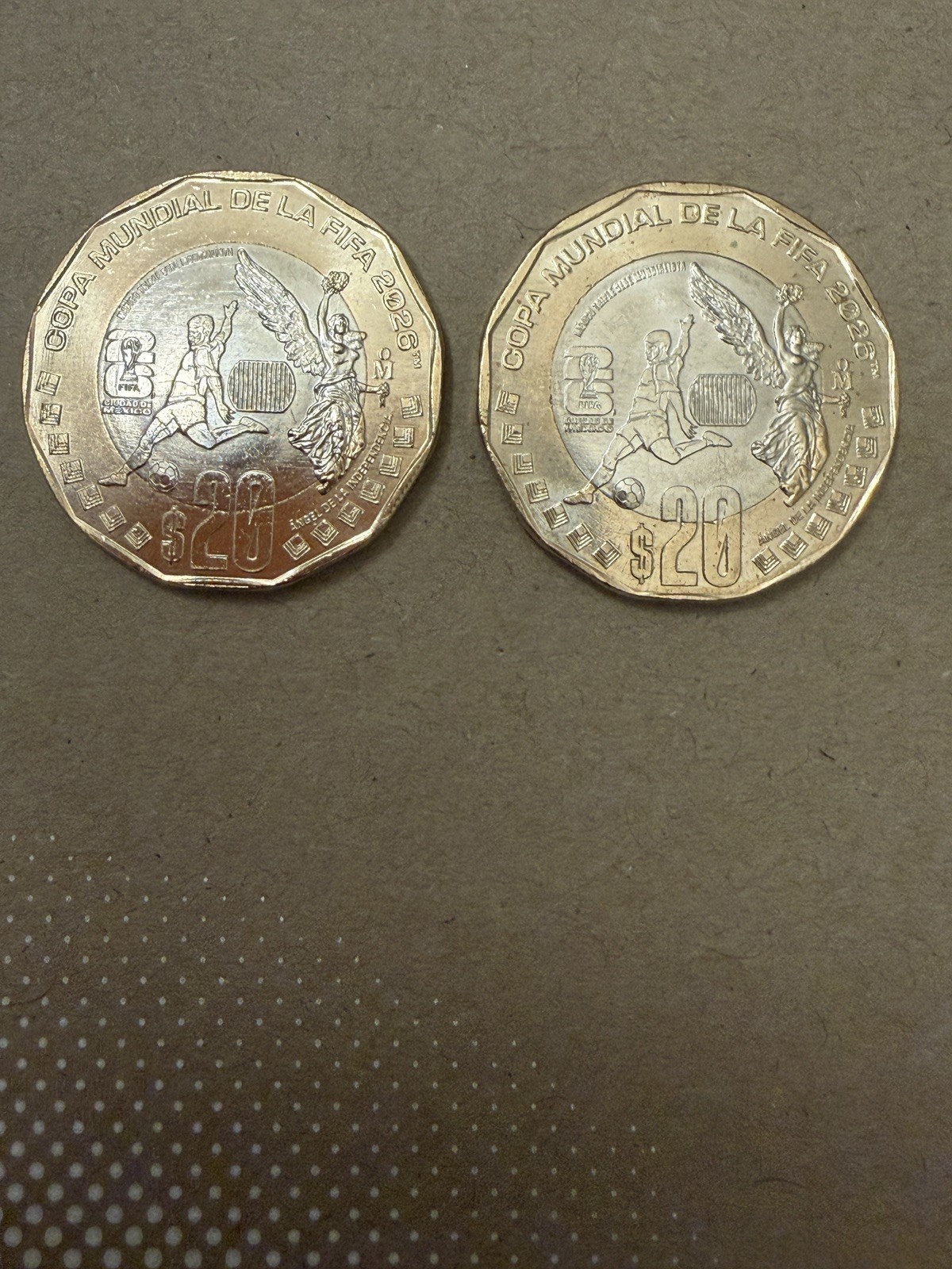 2 Monedas De México Del Mundial 2026